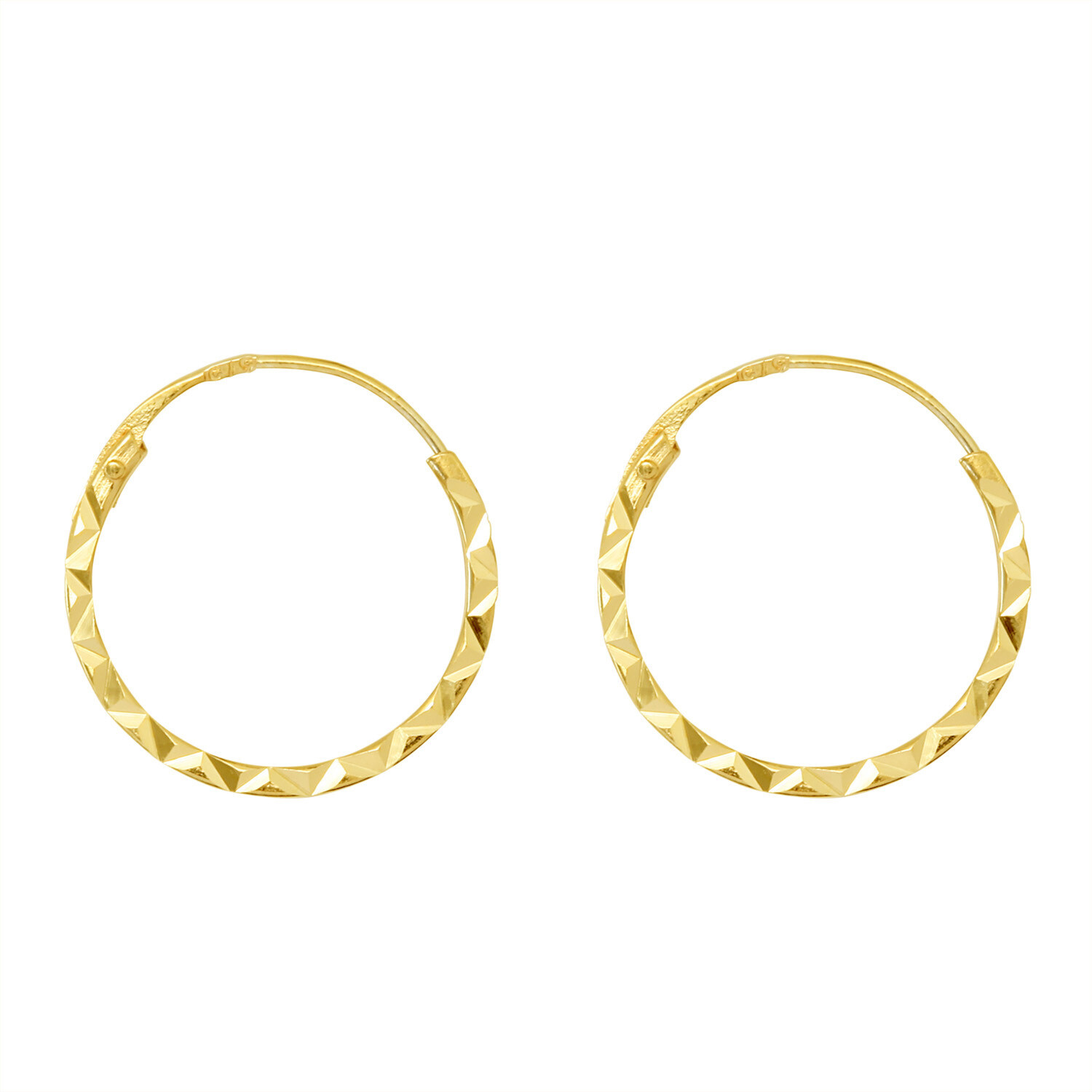 Boucles D Oreilles Cisel Es Cr Oles Or Jaune Ct Premiercadeau