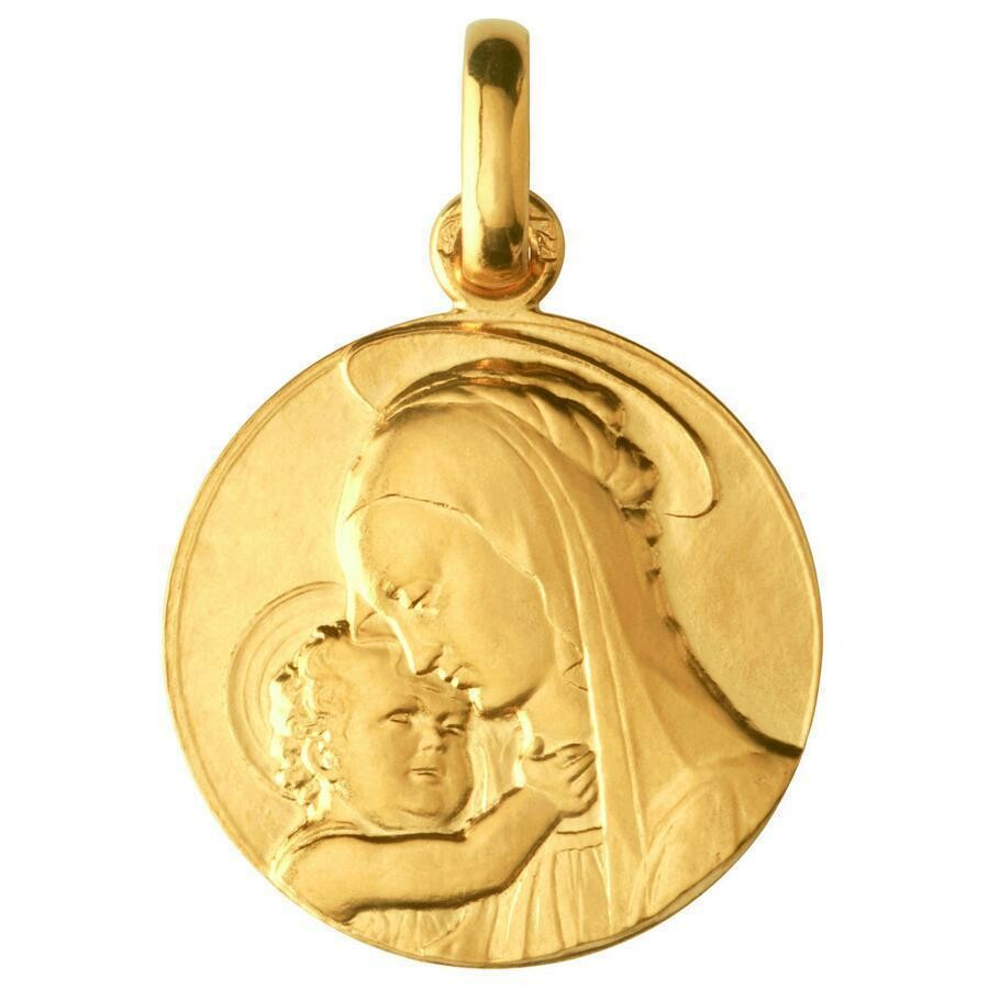 Photo de Médaille Vierge de Botticelli - Or jaune 18 ct