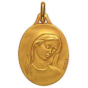 Photo de Médaille Vierge - Or jaune 18ct
