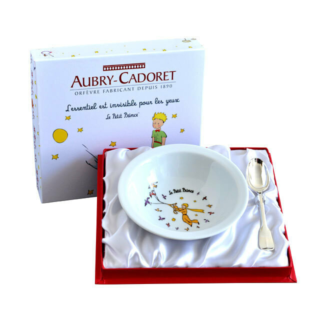Photo de Coffret Petit Prince assiette et cuillère uniplat 