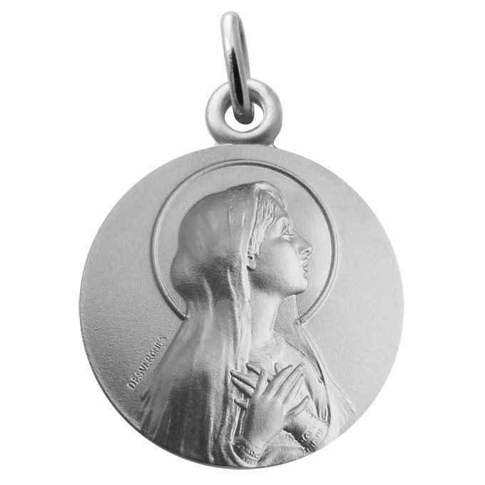 Photo de Médaille Vierge Maria - Argent massif
