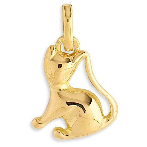 Pendentif Bijou En Forme De Chat - Pierre - Occasion - Thème Félin