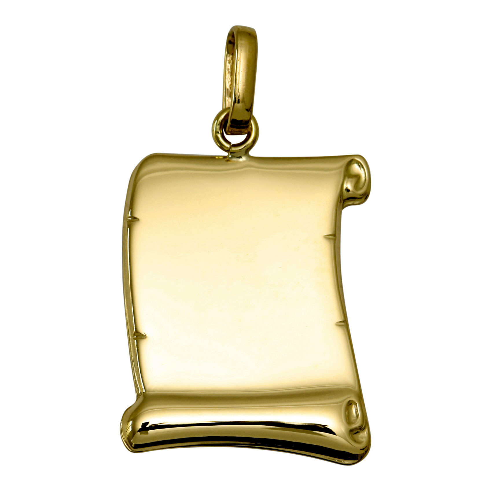 Mon Premier Bijou Pendentif parchemin - Or jaune 18ct