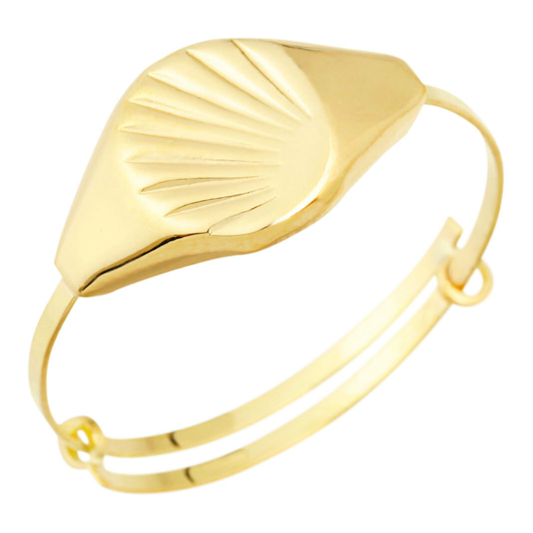 Mon Premier Bijou Bague enfant chevalière - Or jaune 18ct sur ...