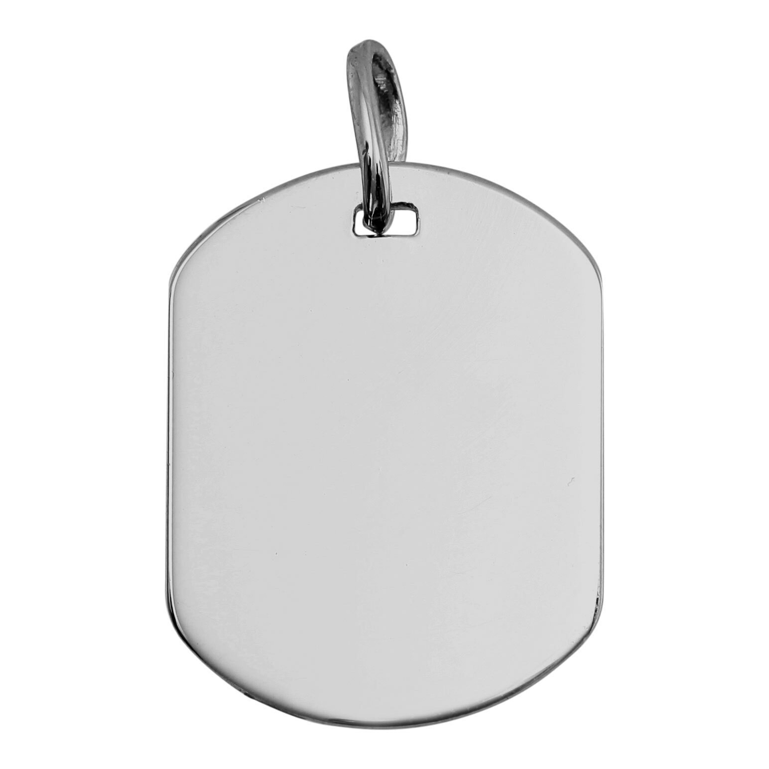 Pendentif Rectangle En Argent Massif Avec Nacre D’abalone – Bijou Occasion Argenté