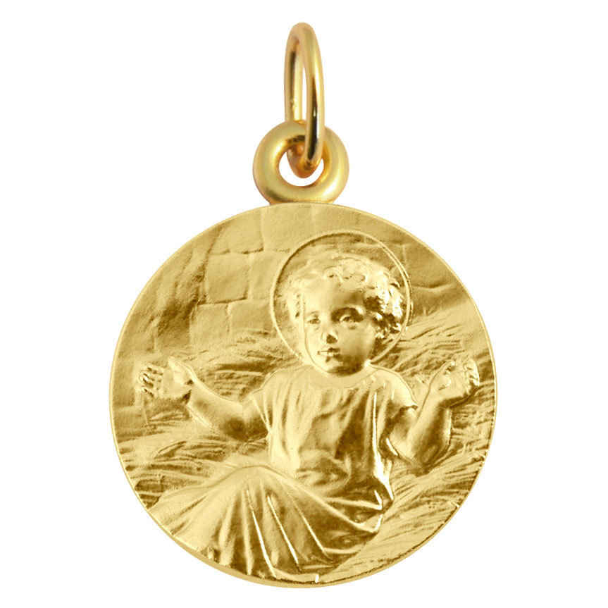 Photo de Médaille Enfant Jesus - Or jaune 18ct