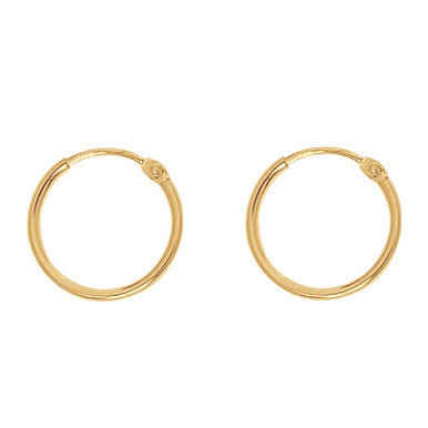 2-14K or jaune bébé Fileté Boucle d/'oreille dos avec 4.5 Mm Pad