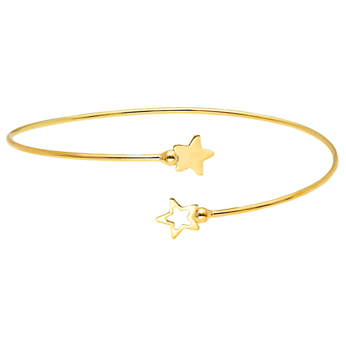 Jonc Bebe Mon Premier Bijou Jonc Etoiles Or Jaune 9ct Sur Premiercadeau Com