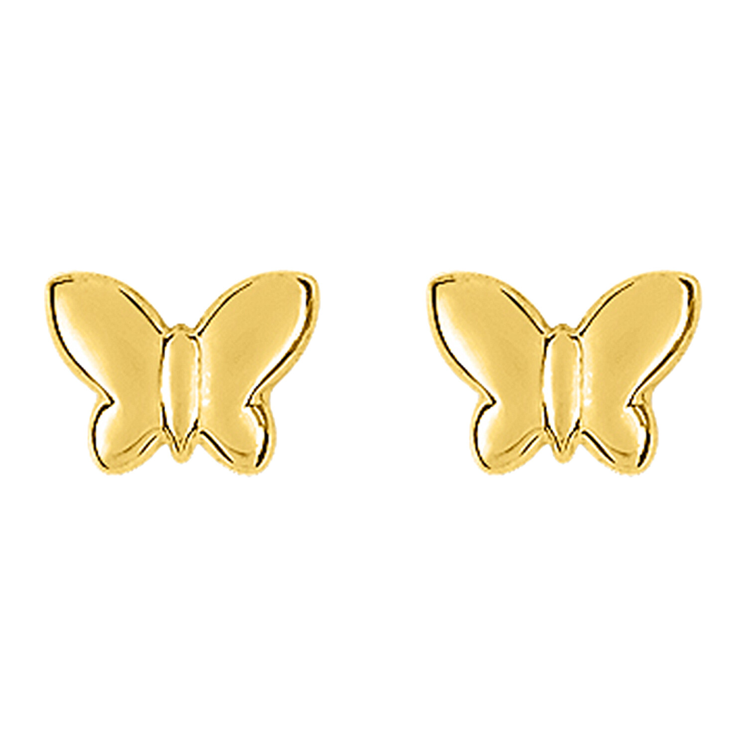 Boucles d'Oreilles Papillon en Or