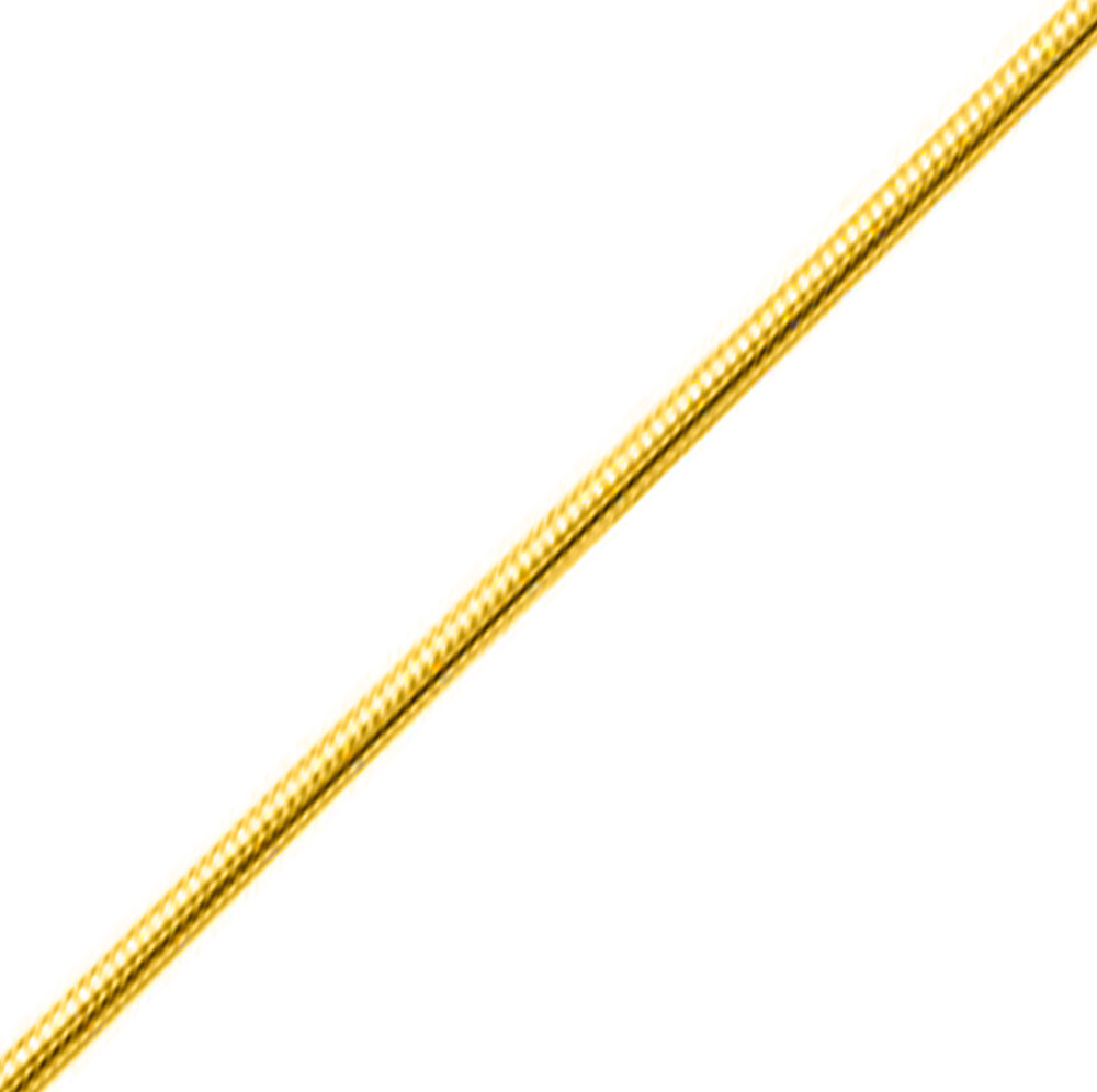 Photo de Bracelet maille serpentine ronde - Or jaune 18ct