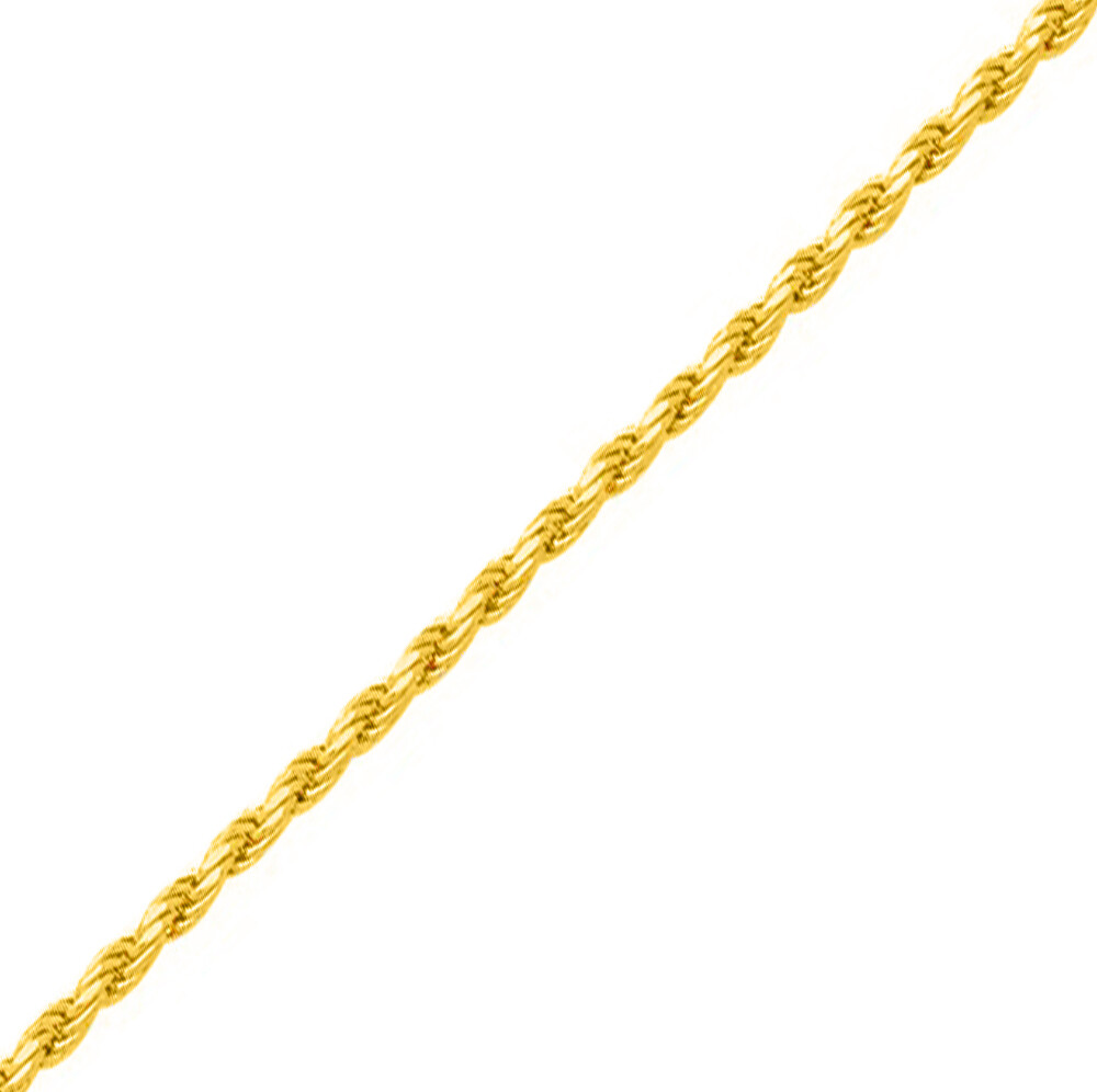 Photo de Chaine corde - Or jaune 18ct