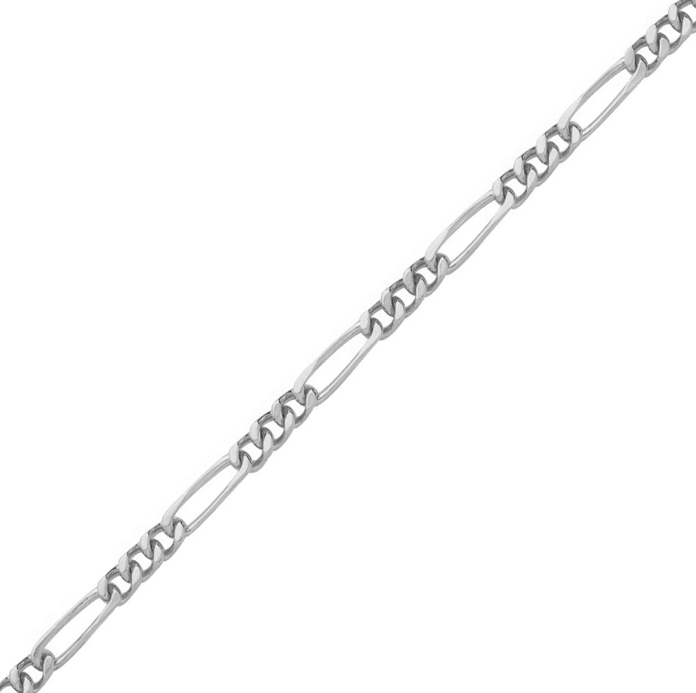 Mon Premier Bijou Chaine gourmette cheval alternée triple - Argent massif
