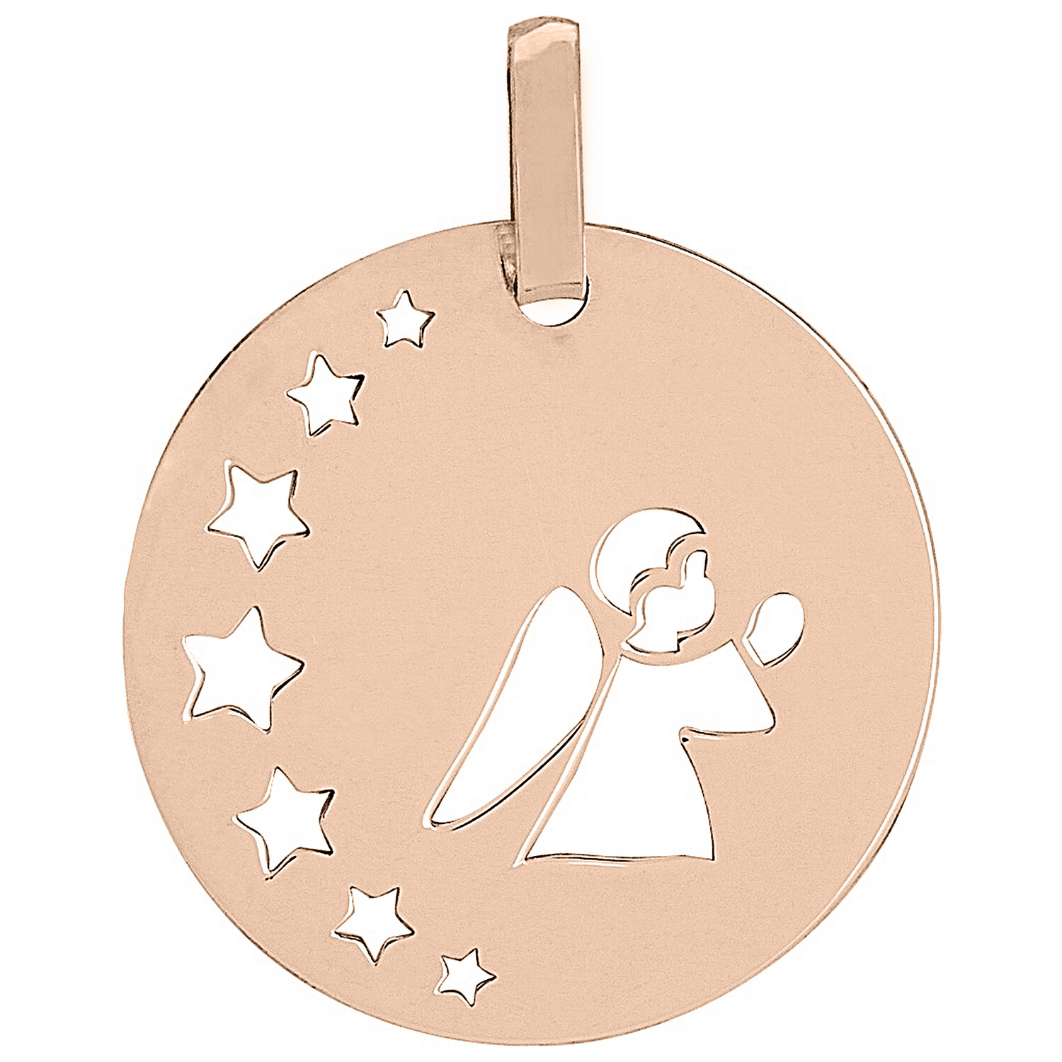 Médaille Ancienne En Or Rose 18 Carats - Occasion - Bijou Vintage - Purété 750/1000
