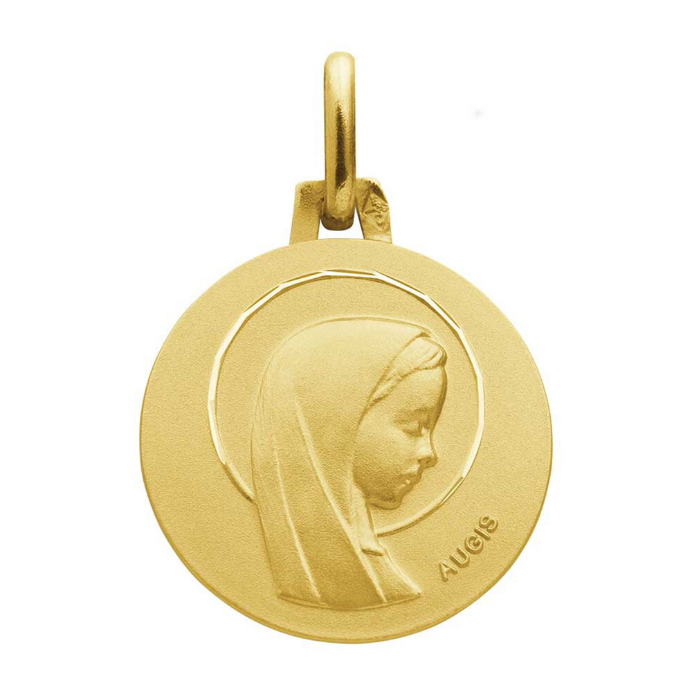 Photo de Médaille Vierge rayonnante - Or jaune 18ct