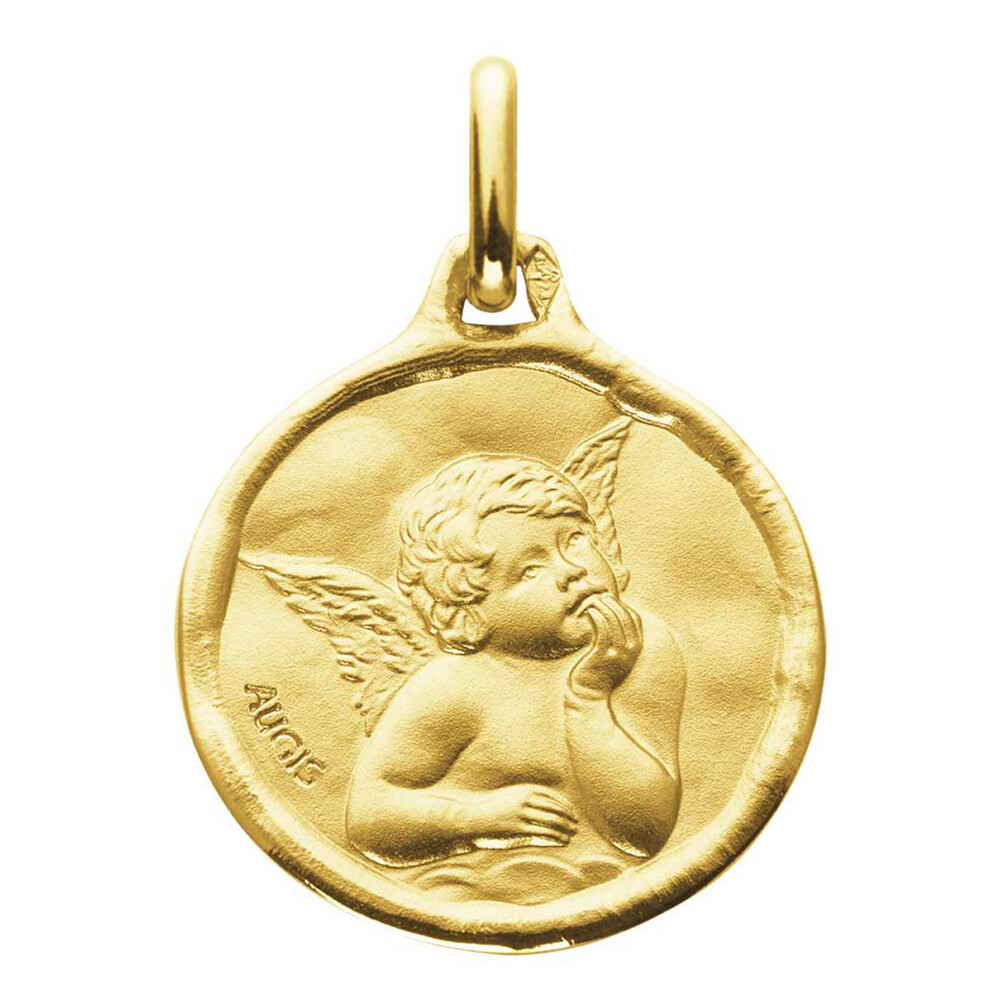 Photo de Médaille Ange Raphaël - Or jaune 18ct