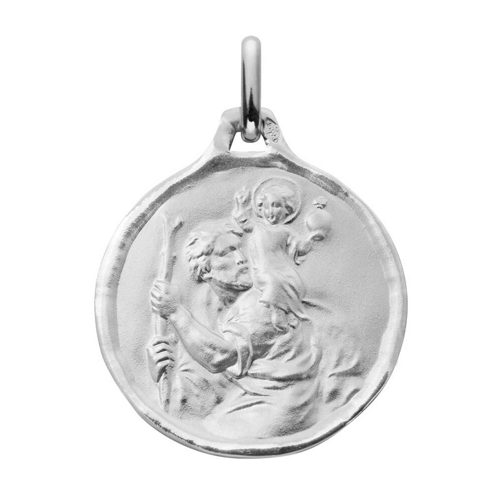 Photo de Médaille Saint Christophe - Or blanc 18ct