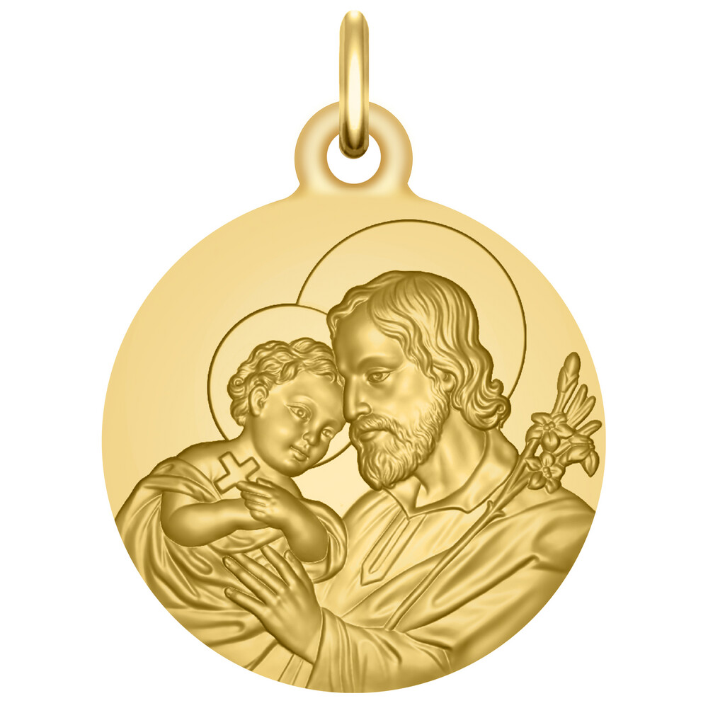 Photo de Médaille Saint Joseph - Or jaune 18ct