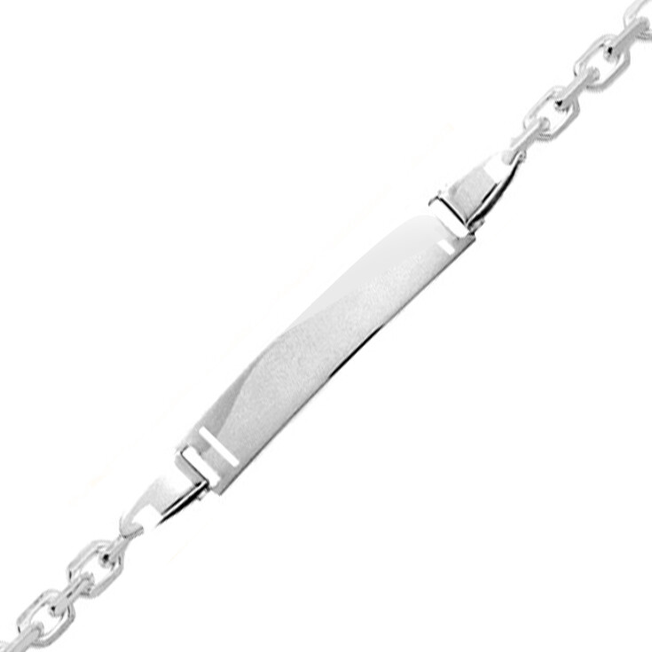 Mon Premier Bijou Baby Flat Link Chain Bracelet Sterling Silver