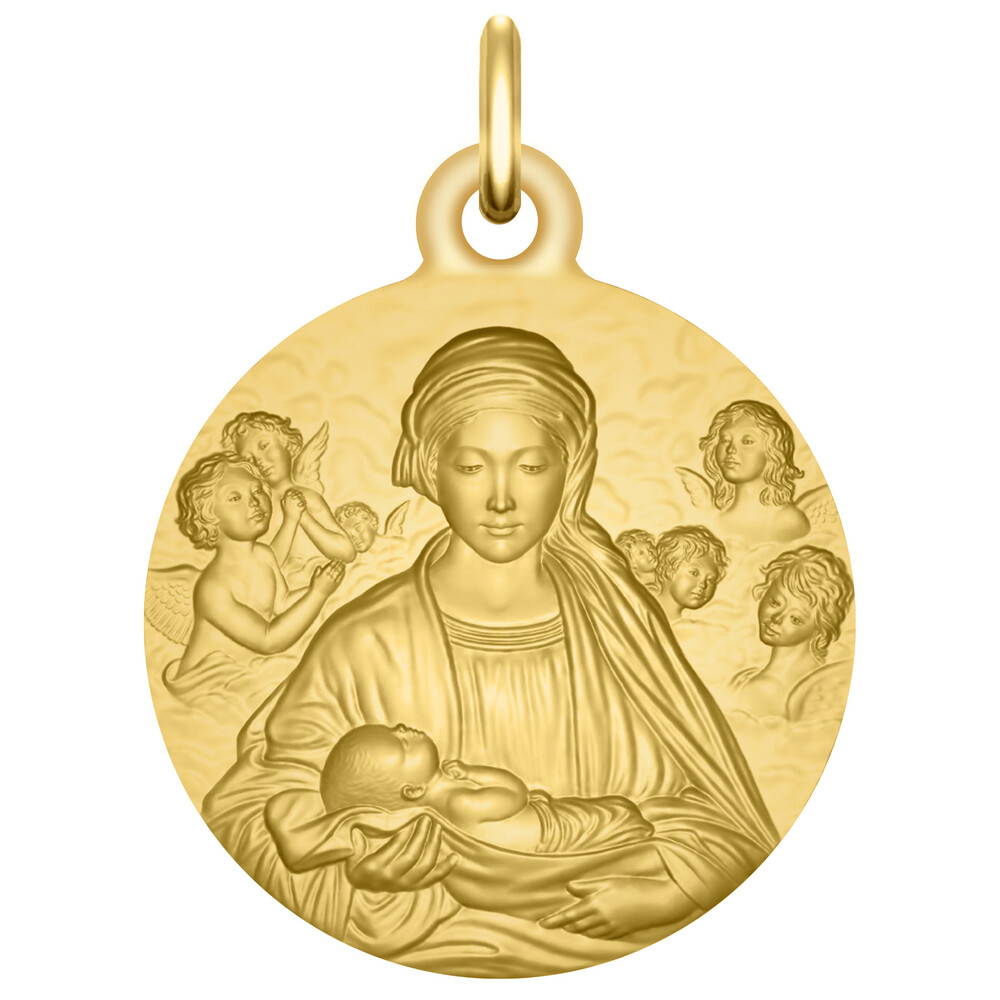 Photo de Médaille Notre-Dame des Anges  - Or jaune 18ct