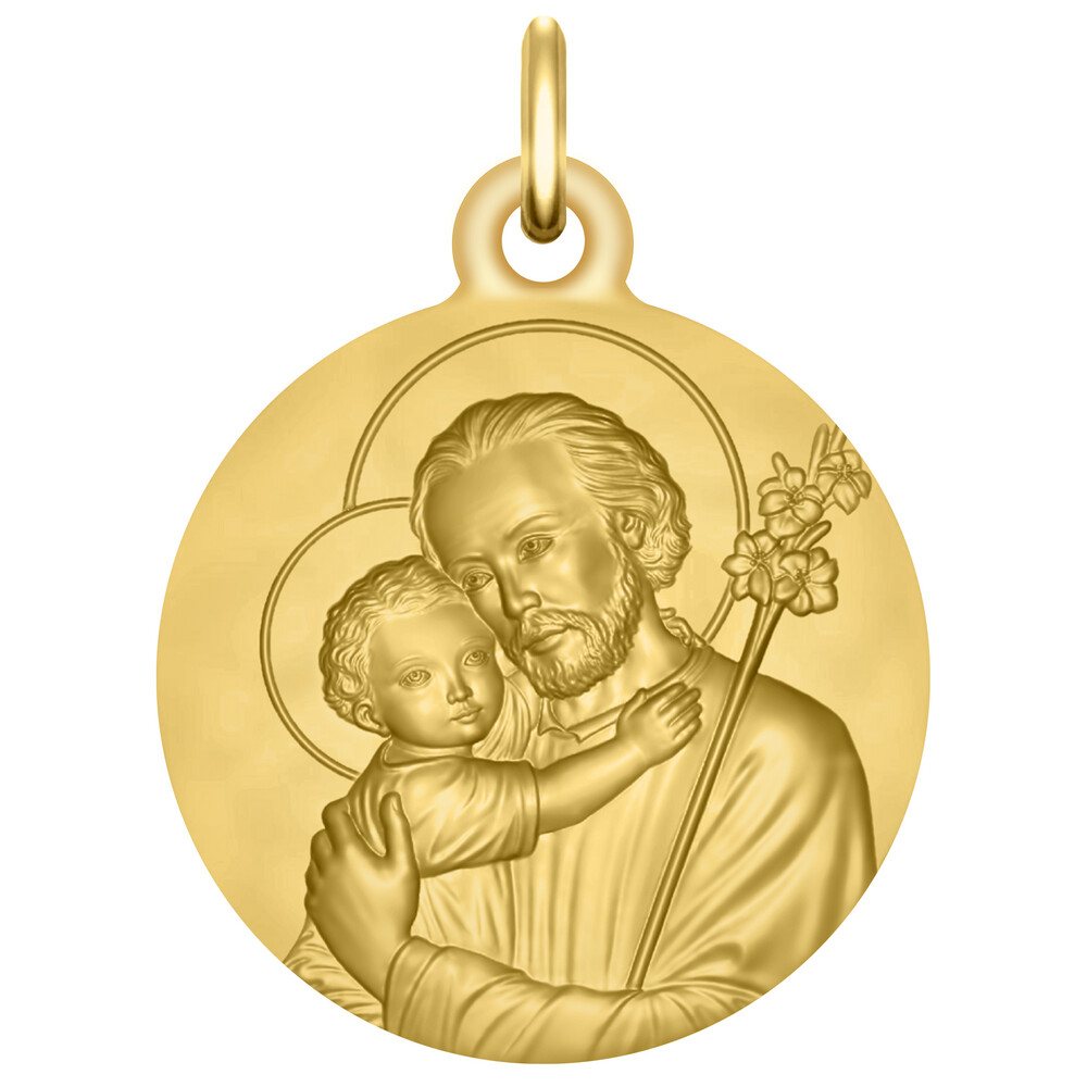 Photo de Médaille Saint Joseph - Or jaune 18ct