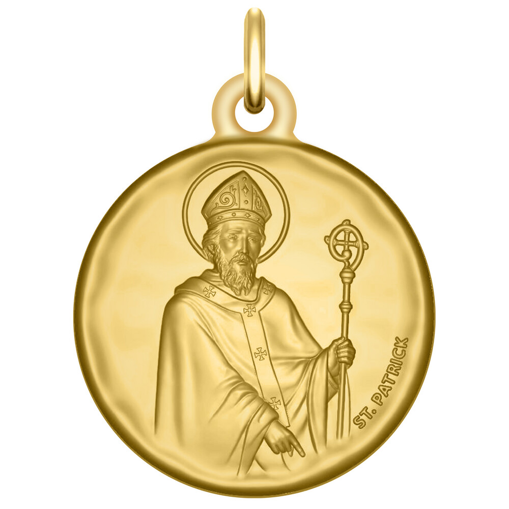 Photo de Médaille Saint Patrick  - Or jaune 18ct