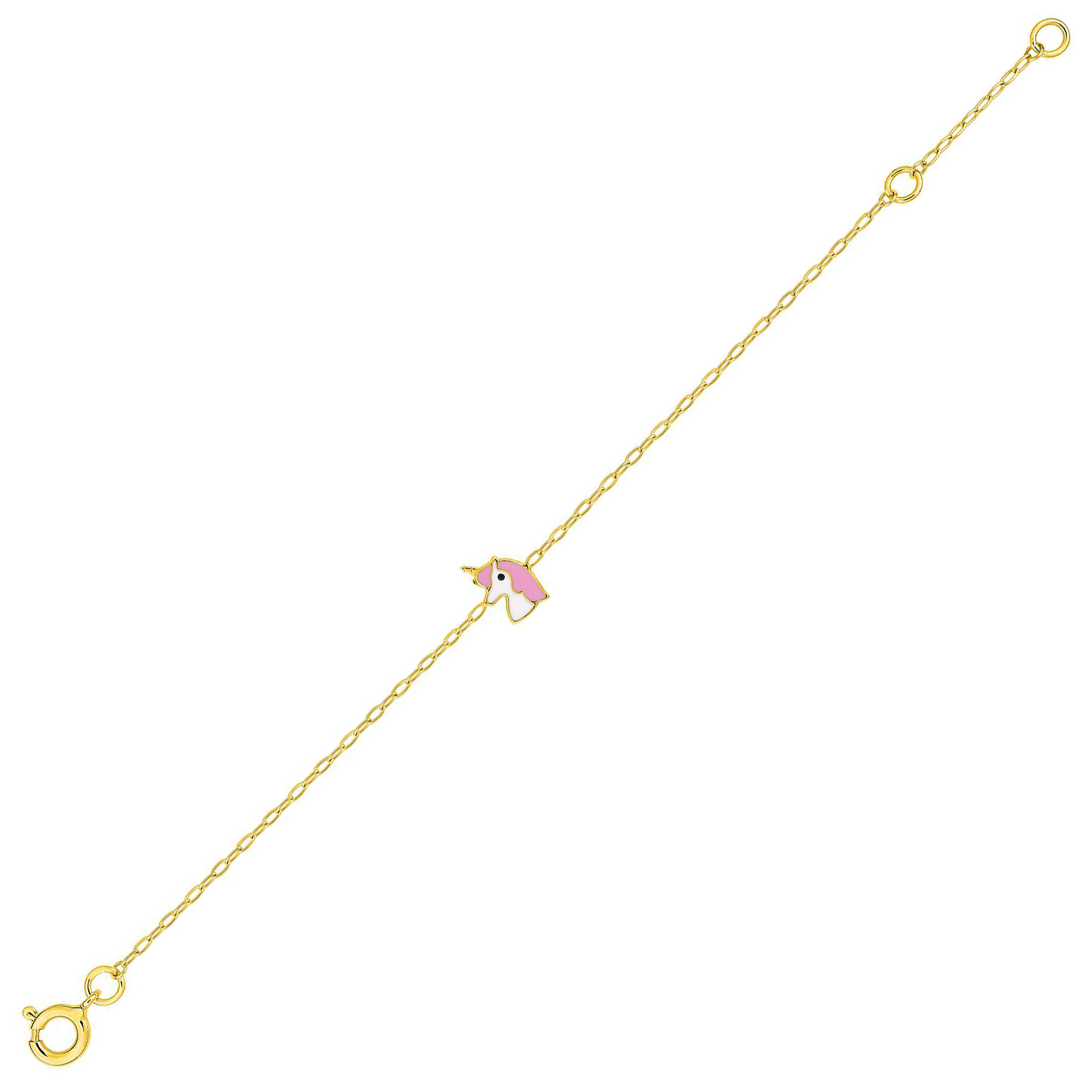 Mon Premier Bijou Bracelet licorne - Or jaune 9ct 2