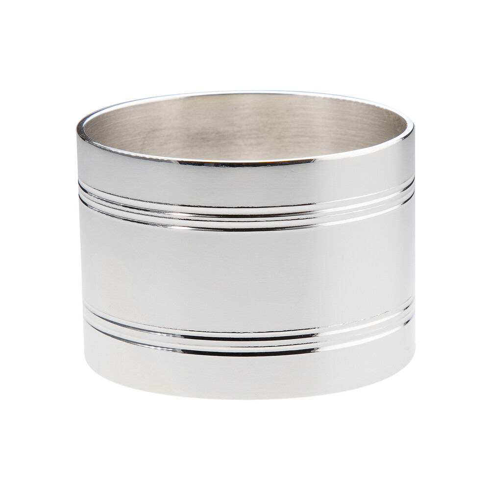 Photo de Rond de serviette Filet - Argent Massif