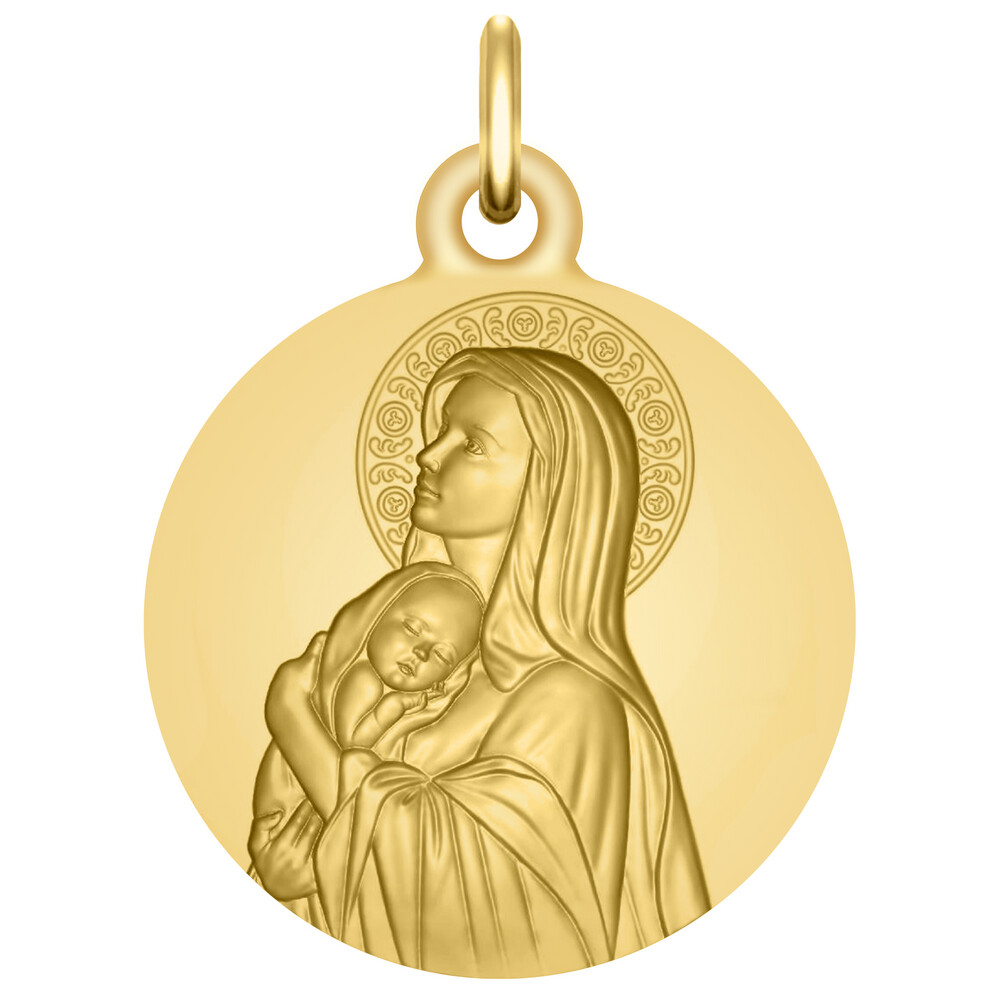 Photo de Médaille Vierge mère du créateur - Vermeil