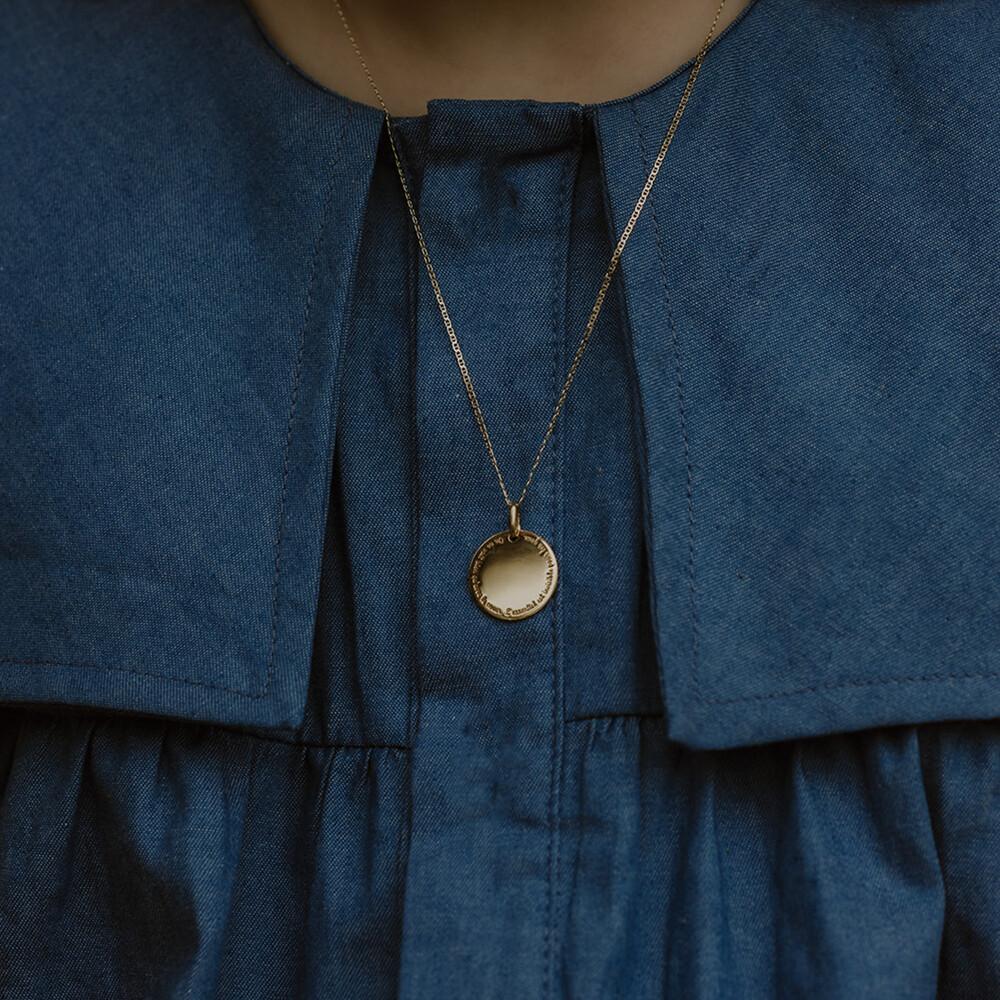 Photo de Médaille citation "Le Petit Prince" - Or jaune 9ct
