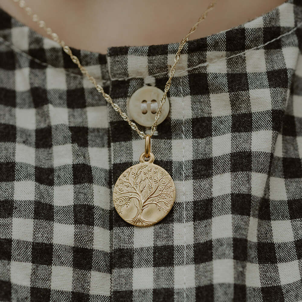 Photo de Médaille Arbre de vie - Vermeil