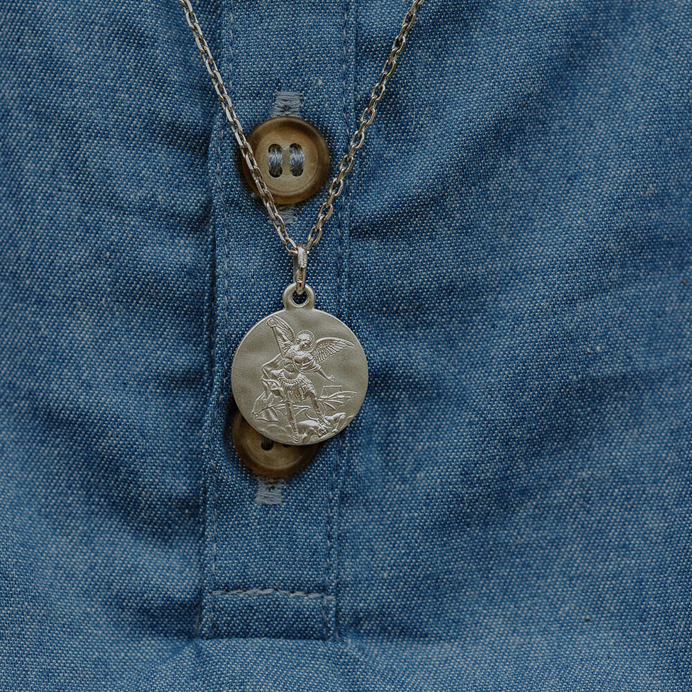 Photo de Médaille Saint Michel Archange - Argent massif