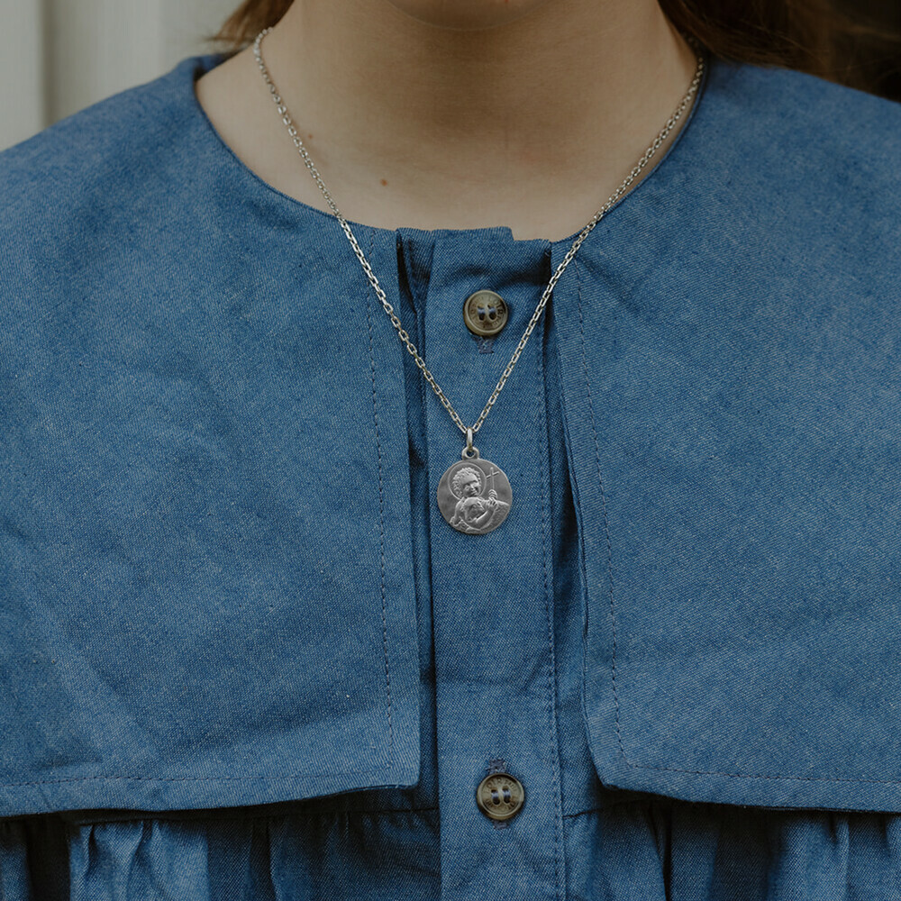 Photo de Médaille Saint Jean-Baptiste - Argent massif