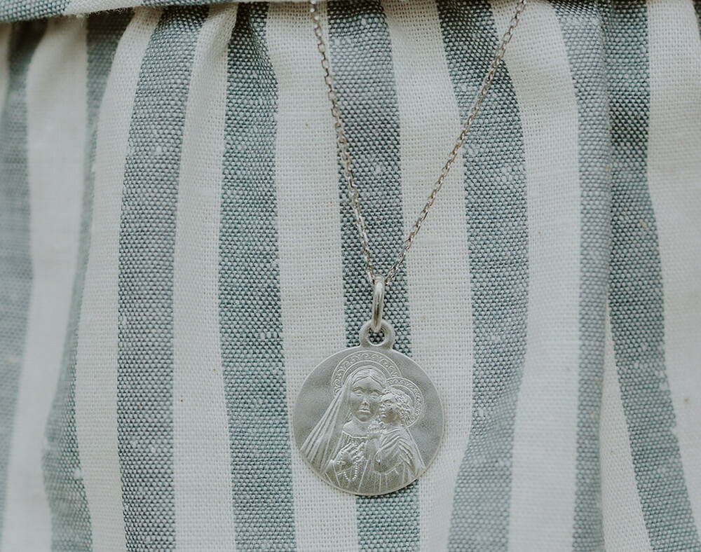 Photo de Médaille Notre Dame du Rosaire - Argent massif