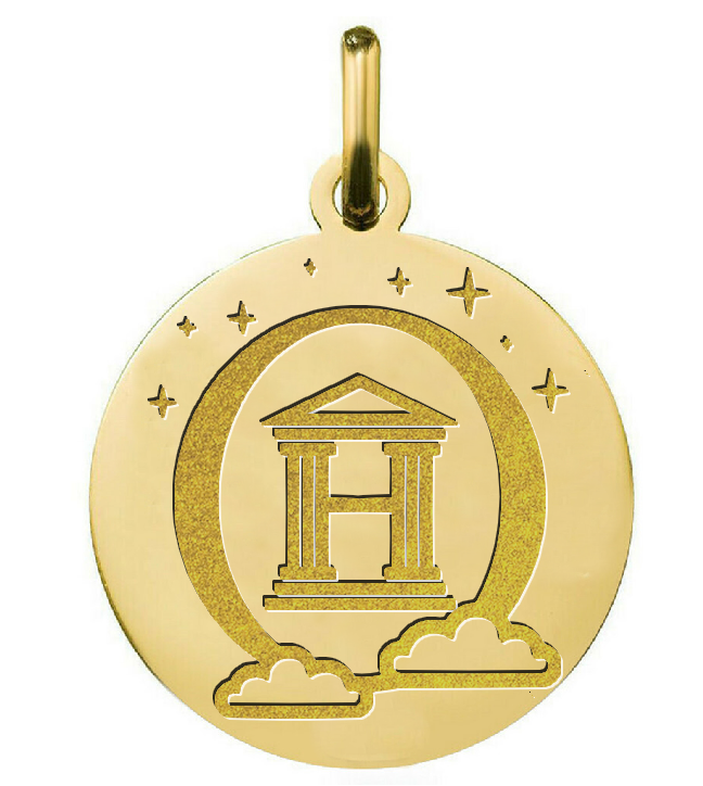 Photo de Médaille Personnalisée - Or jaune 18ct 