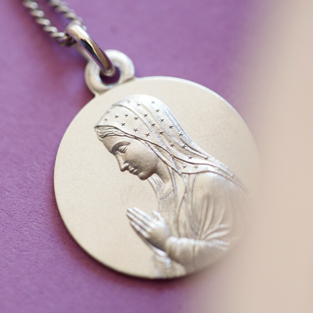 Photo de Médaille Vierge d'Espérance - Argent massif