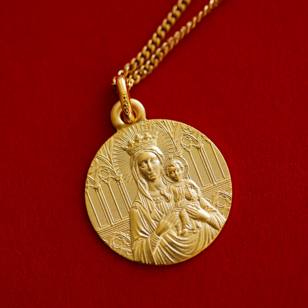 Photo de Médaille Notre-Dame du Pilier - Or jaune 18ct