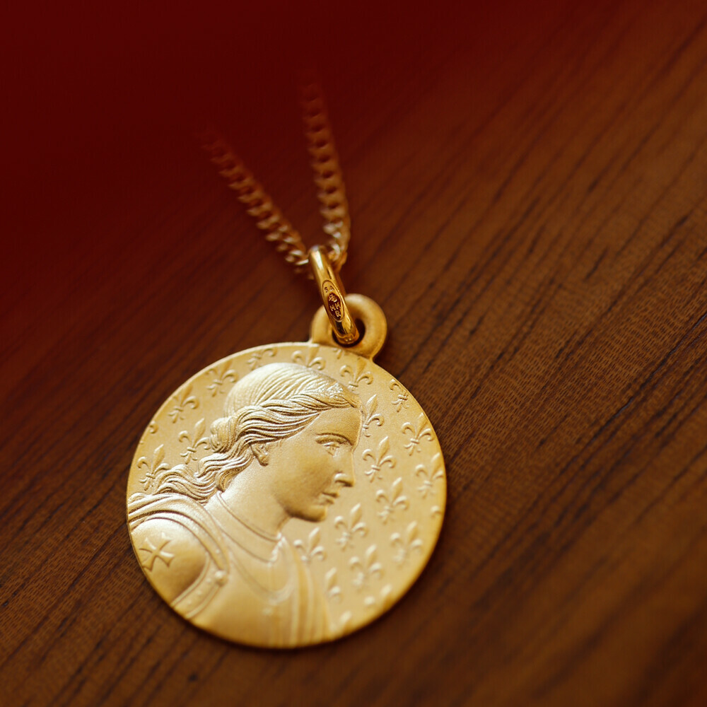 Photo de Médaille Jeanne d'Arc - Or jaune 18ct