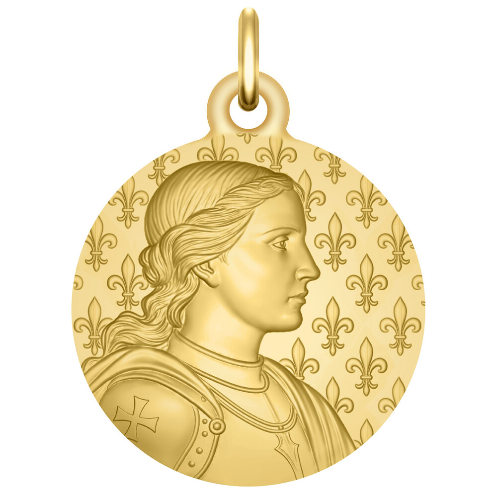 Photo de Médaille Jeanne d'Arc - Or jaune 18ct