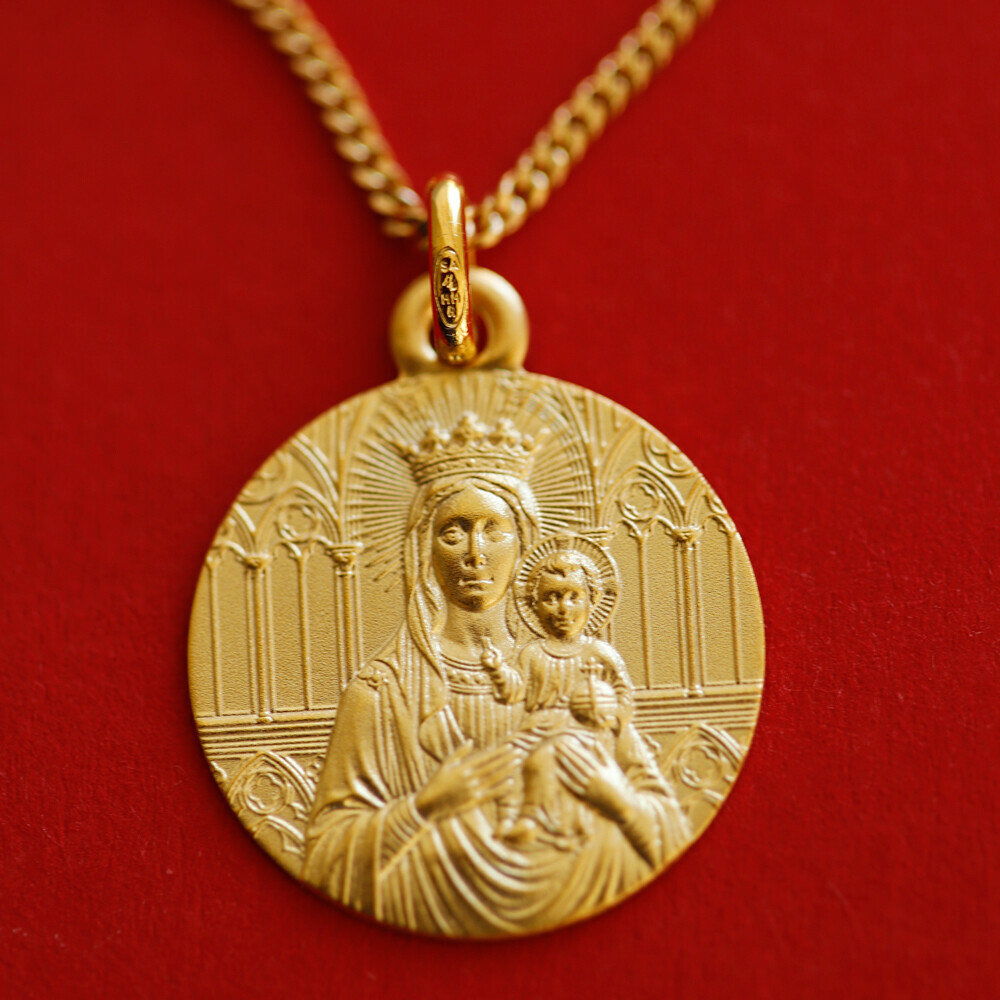 Photo de Médaille Notre-Dame du Pilier - Or jaune 9ct