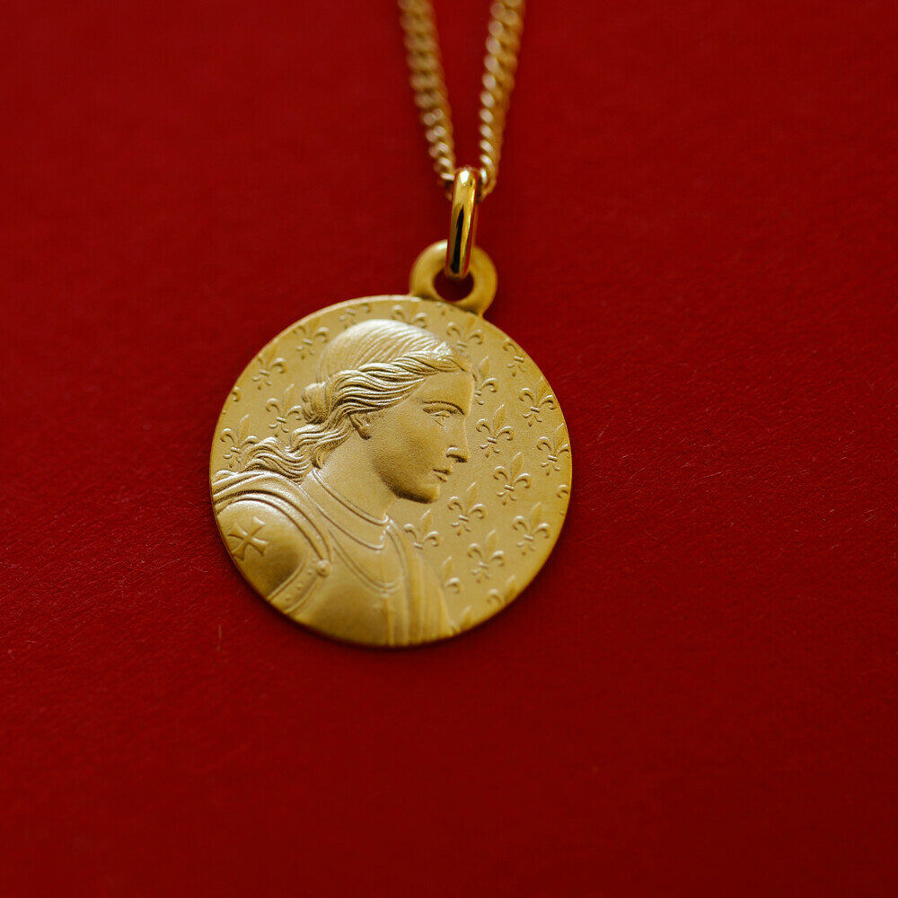 Photo de Médaille Jeanne d'Arc - Or jaune 9ct